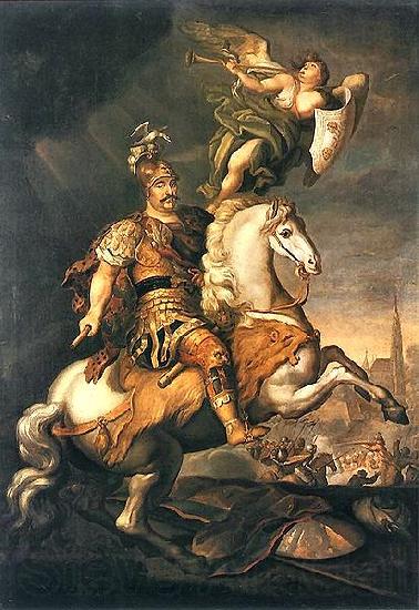 Jerzy Siemiginowski-Eleuter John III Sobieski at the Battle of Vienna Germany oil painting art